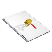 郵便受飛んでいるけ（文字） ノートブック (右側)