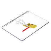 郵便受飛んでいるけ（文字） ノートブック (左側)