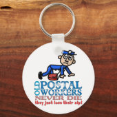 郵便墓誌 キーホルダー (正面)