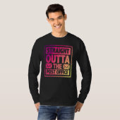 郵便局から直送 郵便配達員 メールマ Tシャツ (正面フル)