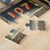 郵便局の組み合わせロックボックス ジグソーパズル (側面)