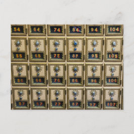 郵便局の組み合わせロックボックス ポストカード