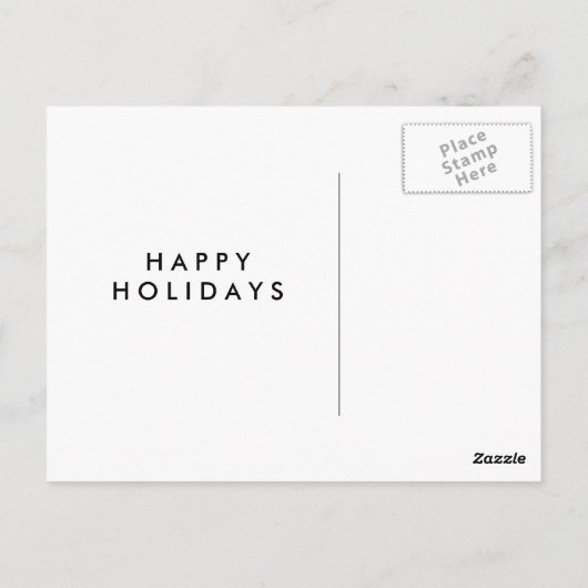 郵便局の郵便局員の休日ありがとう ポストカード (裏面)