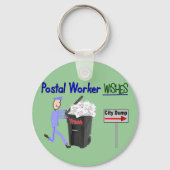 郵便局側の希望 – -おもしろい キーホルダー (正面)