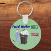 郵便局側の希望 – -おもしろい キーホルダー (正面)