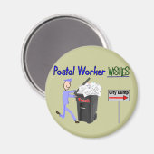 郵便局側の希望 – -おもしろい マグネット (正面/裏面)