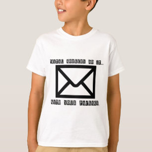 郵便局員が…お前のパッケージで。 Tシャツ