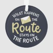 郵便局員のクリスマスのルートで何が起こるか オーナメント (裏面)