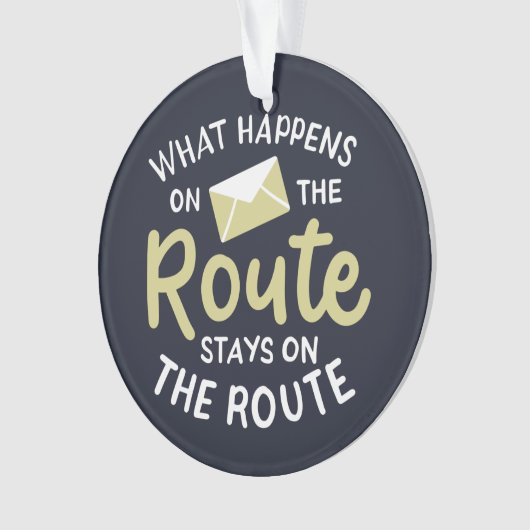 郵便局員のクリスマスのルートで何が起こるか オーナメント (正面)