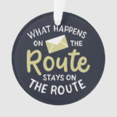 郵便局員のクリスマスのルートで何が起こるか オーナメント (正面)