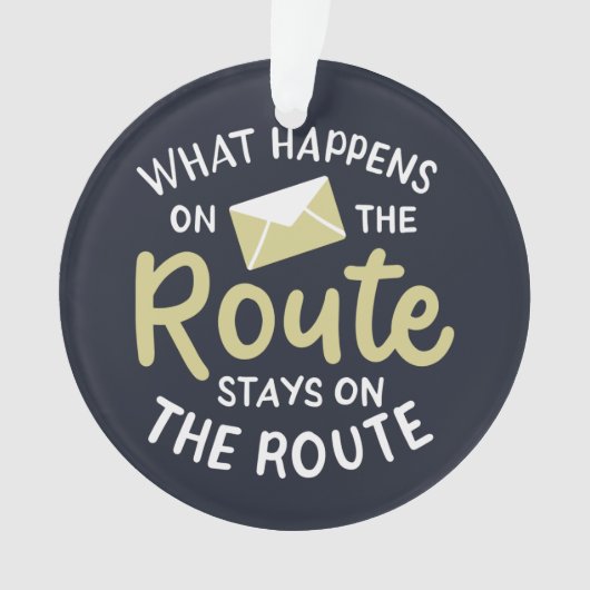 郵便局員のクリスマスのルートで何が起こるか オーナメント (正面)