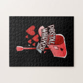 郵便局員のハート – ラブポストワーカーメール ジグソーパズル (横)