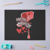 郵便局員のハート – ラブポストワーカーメール 薄葉紙 (クラフト)