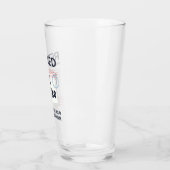 郵便局員の退職メールおもしろいマン タンブラーグラス (左)