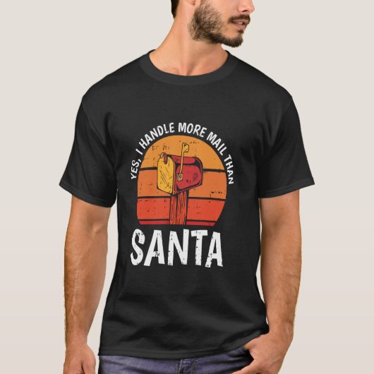 郵便局員の郵便配達員の郵便配達員を増やす Tシャツ (正面)