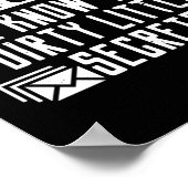 郵便局員は郵便配達業者に親切にする ポスター (角)