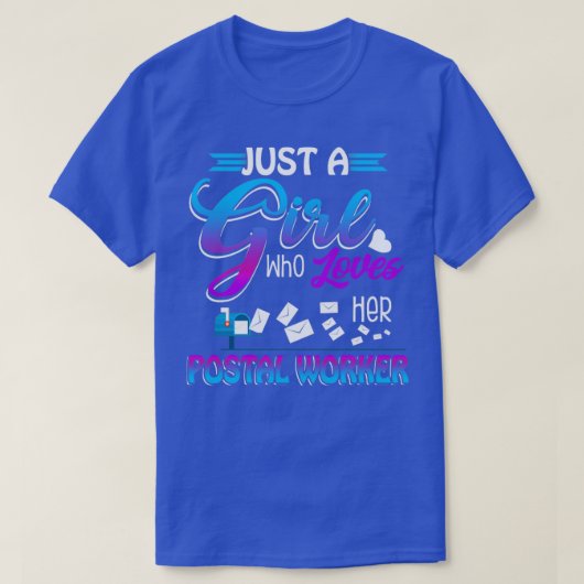 郵便局員を愛しているだけの女の子 Tシャツ (デザイン正面)