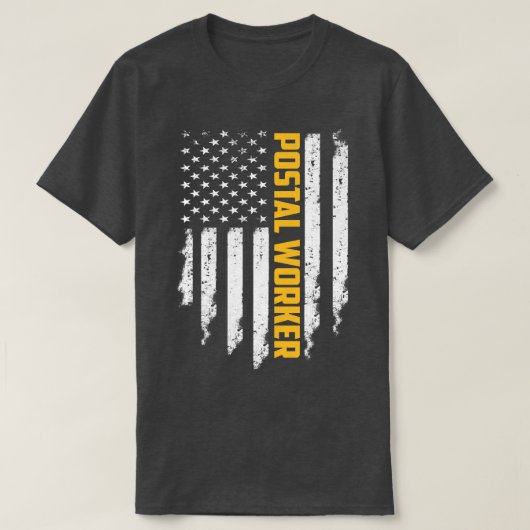 郵便局員シャツヴィンテージ郵便局員アメリカ Tシャツ (デザイン正面)