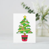 郵便局員ハッピークリスマス シーズンポストカード (スタンド正面)