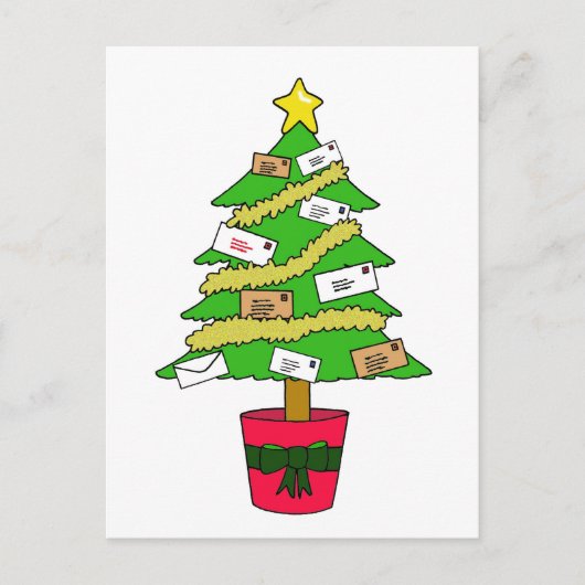 郵便局員ハッピークリスマス シーズンポストカード (正面)