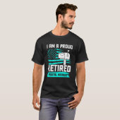 郵便局員退職した愛メールマン退職 Tシャツ (正面フル)