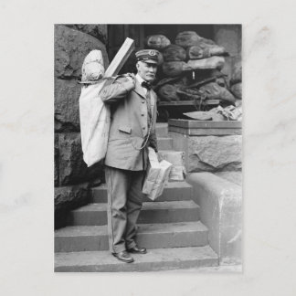 郵便局員 ポストカード