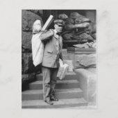 郵便局員 ポストカード (正面)