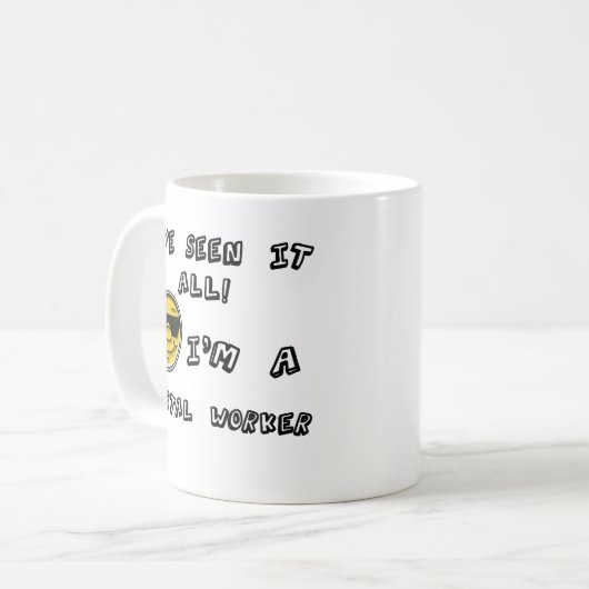 郵便局員 マグカップ (正面左)