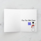 郵便局員「メリークリスマス」のカードとはがき シーズンカード (内部)