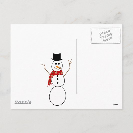 郵便局員「メリークリスマス」カード&はがき シーズンポストカード (裏面)