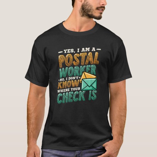 郵便局員 Tシャツ (正面)