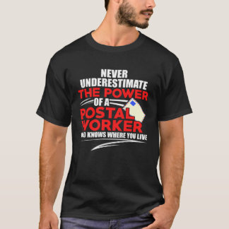 郵便局員Postman Mailman DA1を過小評価 Tシャツ