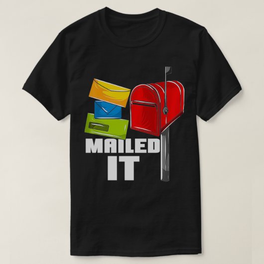 郵便局宛に郵送 Tシャツ (デザイン正面)