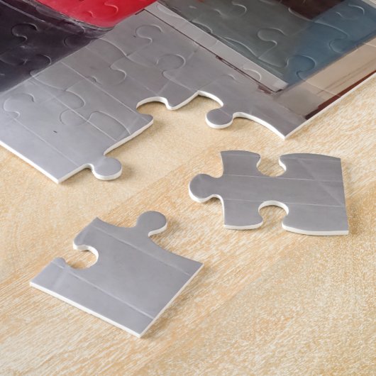 郵便局王室のからの赤王室のい文字箱 ジグソーパズル (側面)