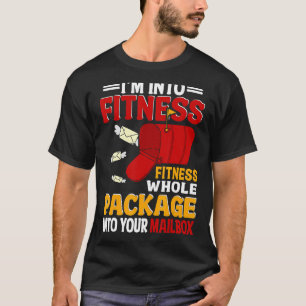 郵便局私はフィットネス郵便配達人マイ Tシャツ