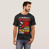 郵便局私はフィットネス郵便配達人マイ Tシャツ (正面フル)