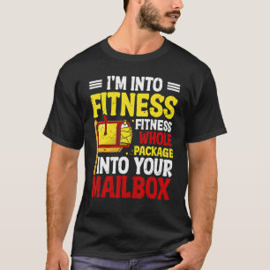 郵便局私はフィットネス郵便配達人マイ Tシャツ