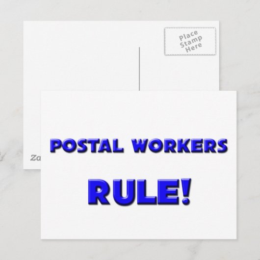 郵便局規則！ ポストカード (正面/裏面)