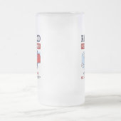 郵便局退職郵便退職したマンおもしろいGag フロストグラスビールジョッキ (中央)