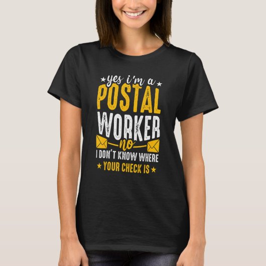 郵便局郵便人郵便配達人郵便局郵便局3 Tシャツ (正面)