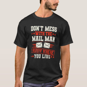 郵便局配達郵便箱 Tシャツ