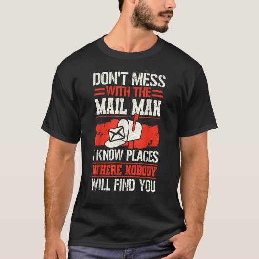 郵便局配達郵便箱 Tシャツ (正面)