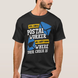 郵便局配達郵便配達郵便係 Tシャツ