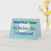 郵便局雨吹雪"STAYING HOME" カード (黄色い花)