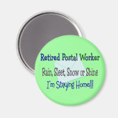 郵便局雨吹雪"STAYING HOME" マグネット (正面/裏面)