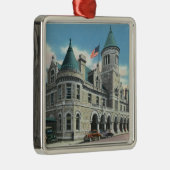 郵便局4の外観 メタルオーナメント (右)