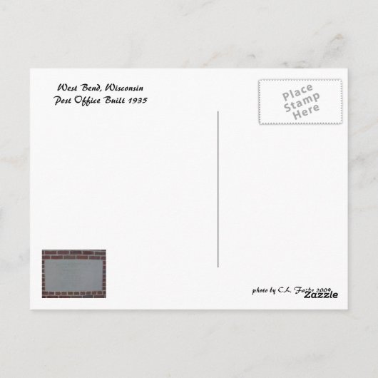 郵便局 ポストカード (裏面)