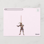 郵便料金と人との交配後 ポストカード (裏面)