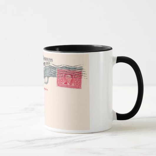 郵便料金のない郵便はがき マグカップ (右)