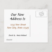 郵便料金の払い込み証を移動した 案内ポストカード (裏面)